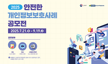 2025 안전한 개인정보보호사례 공모전